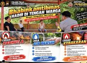Jaga Lingkungan Tetap Aman, Aipda Arsyad Sampaikan Himbauan Karhutla kepada Warga Buloa