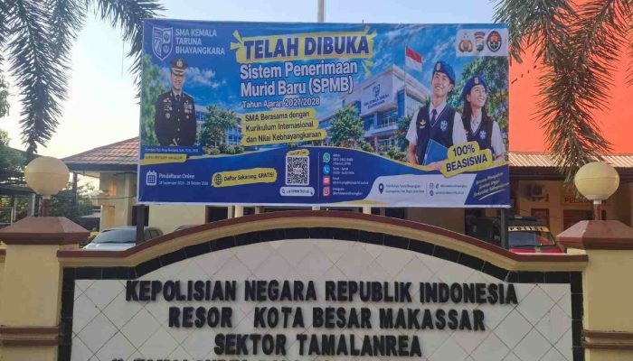 Polrestabes Makassar Sosialisasikan SPBM SMA Kemala Taruna Bhayangkara T.A. 2027/2028