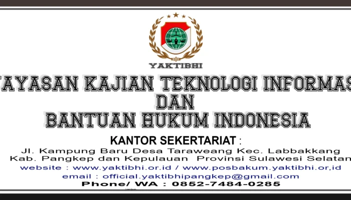 YAKTIBHI Lebarkan Sayap ke Kabupaten Pangkep, Siap Bantu Masyarakat Tidak Mampu dan Wujudkan Supremasi Hukum