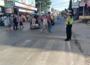 Personel Polsek Bontoala Siaga Amankan Perayaan Kenaikan Isa Al-Masih di Sejumlah Gereja