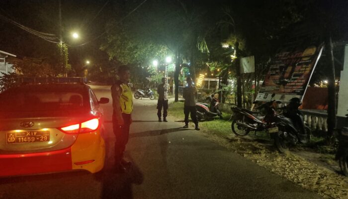 Kapolsek Apresiasi Personel, Patroli 02.00 WITA Perkuat Keamanan Tallo